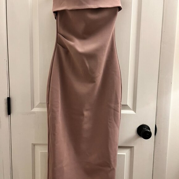 Babaton Figureknit™ Eyecatcher Dress Slim strapless double-layer crepe max XS - Picture 3 of 16